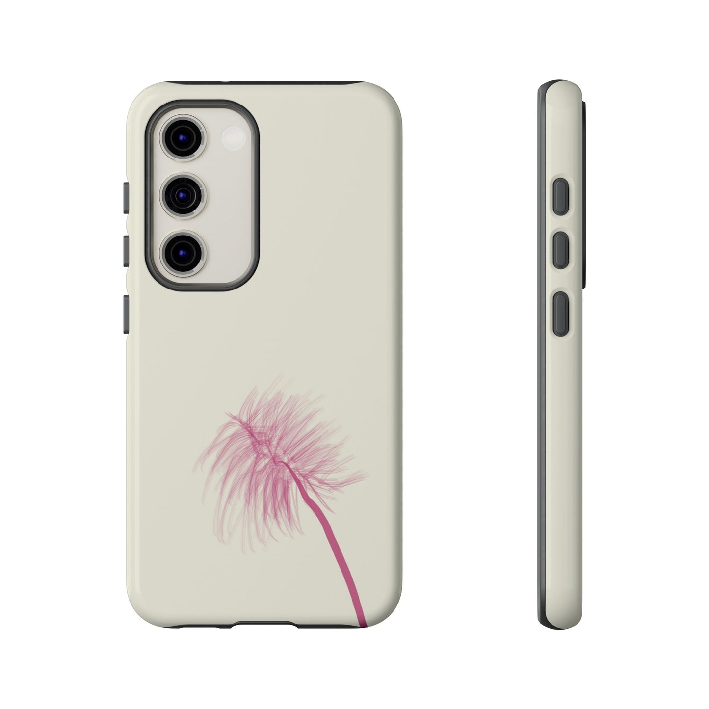 Dandelion Blowball Phone Case Cream