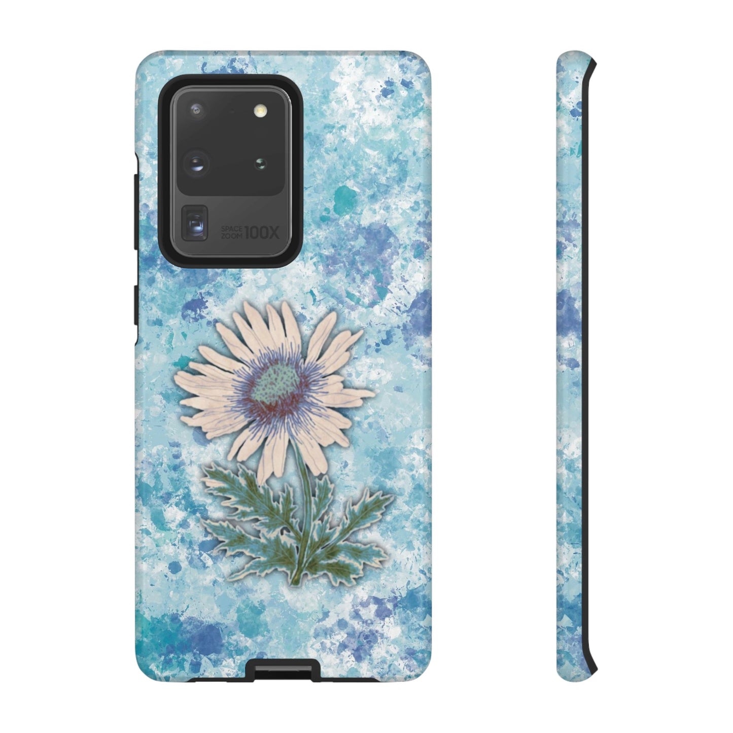 Daisy Phone Case Blue