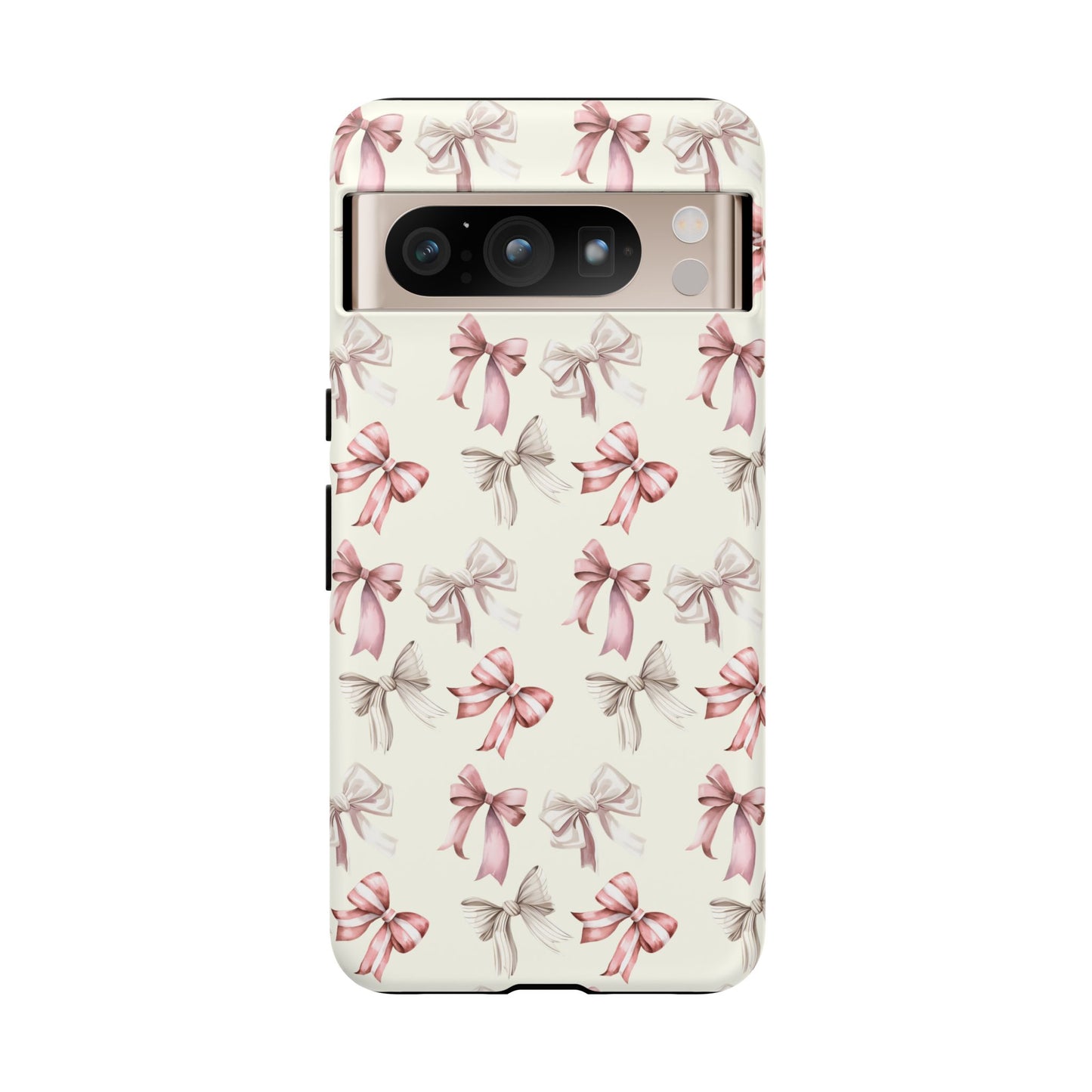 Bow Phone Case Cream