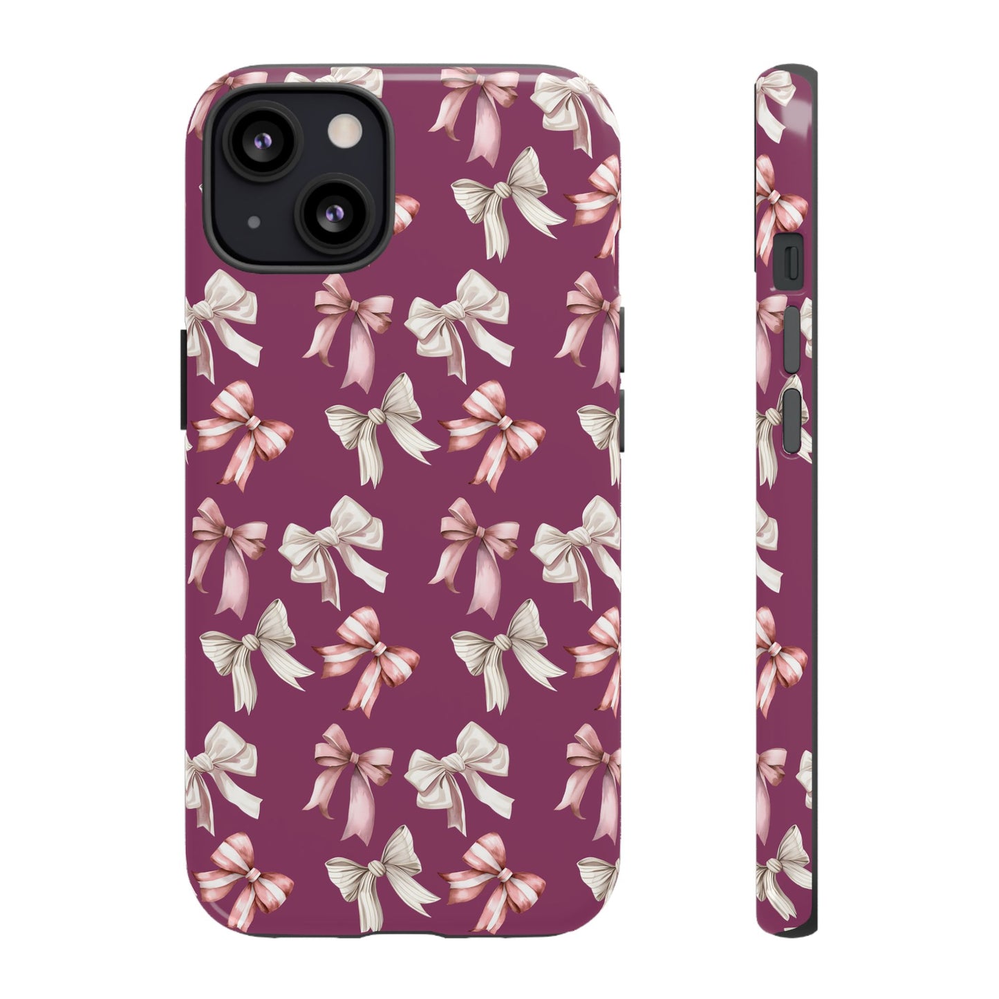 Bow Phone Case Berry