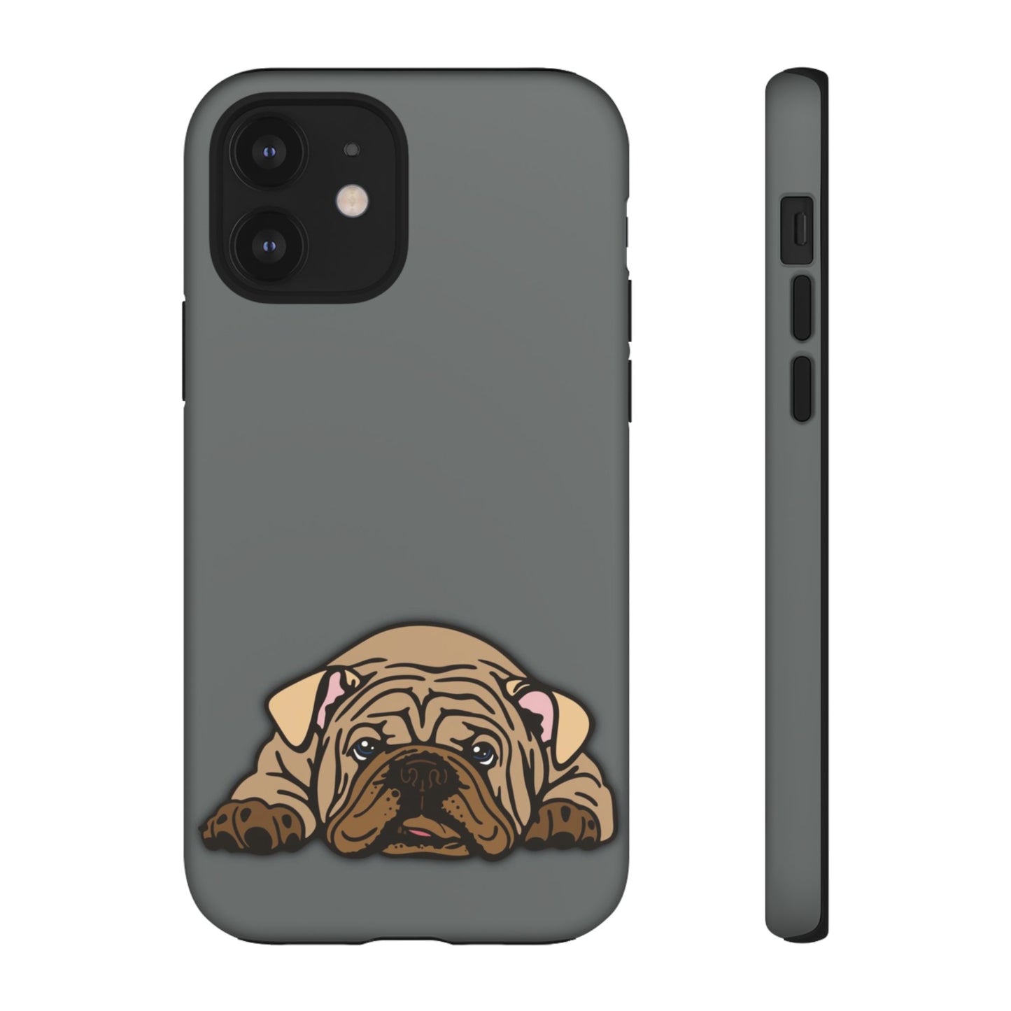 Bulldog Phone Case Gray