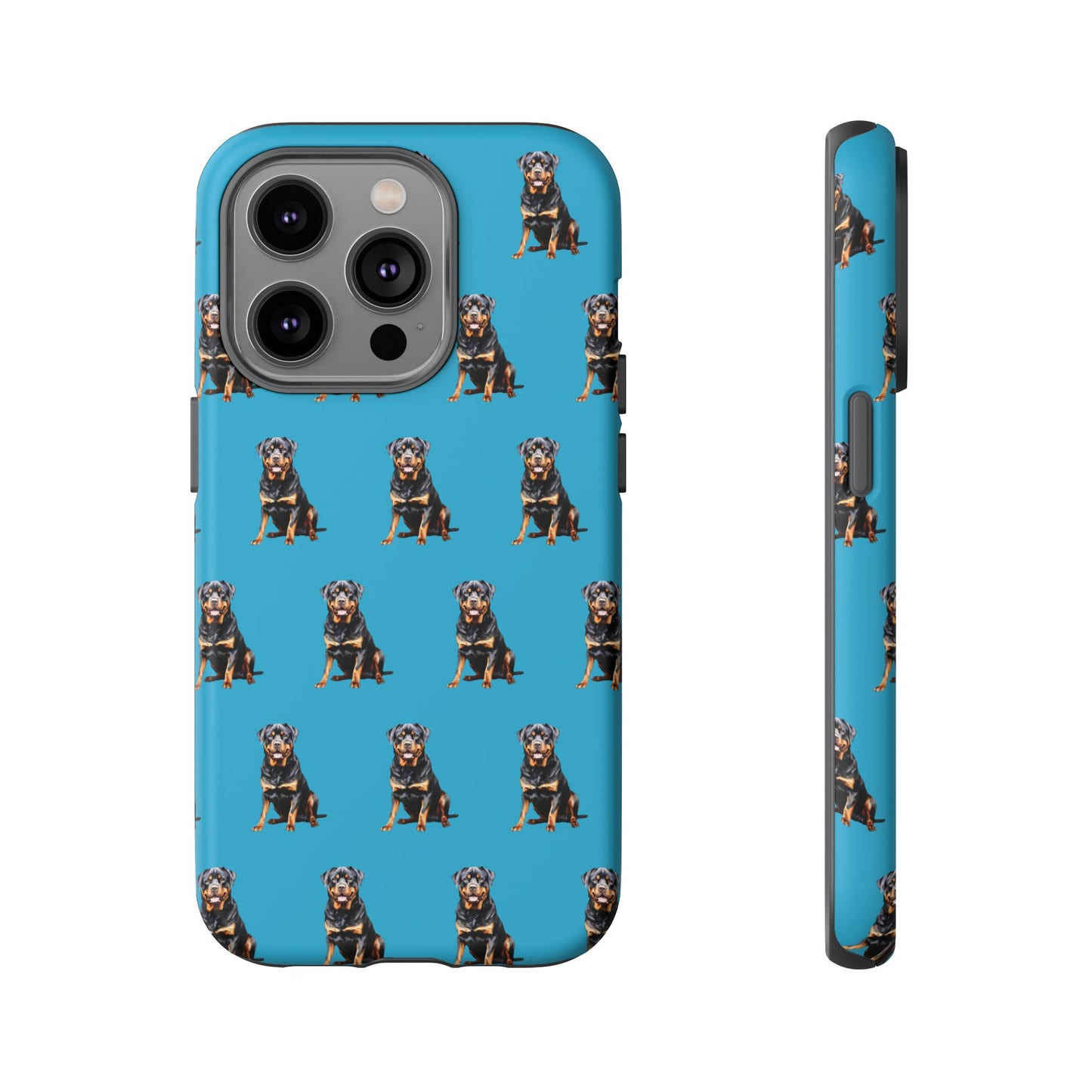 Rottweiler Phone Case Turquoise