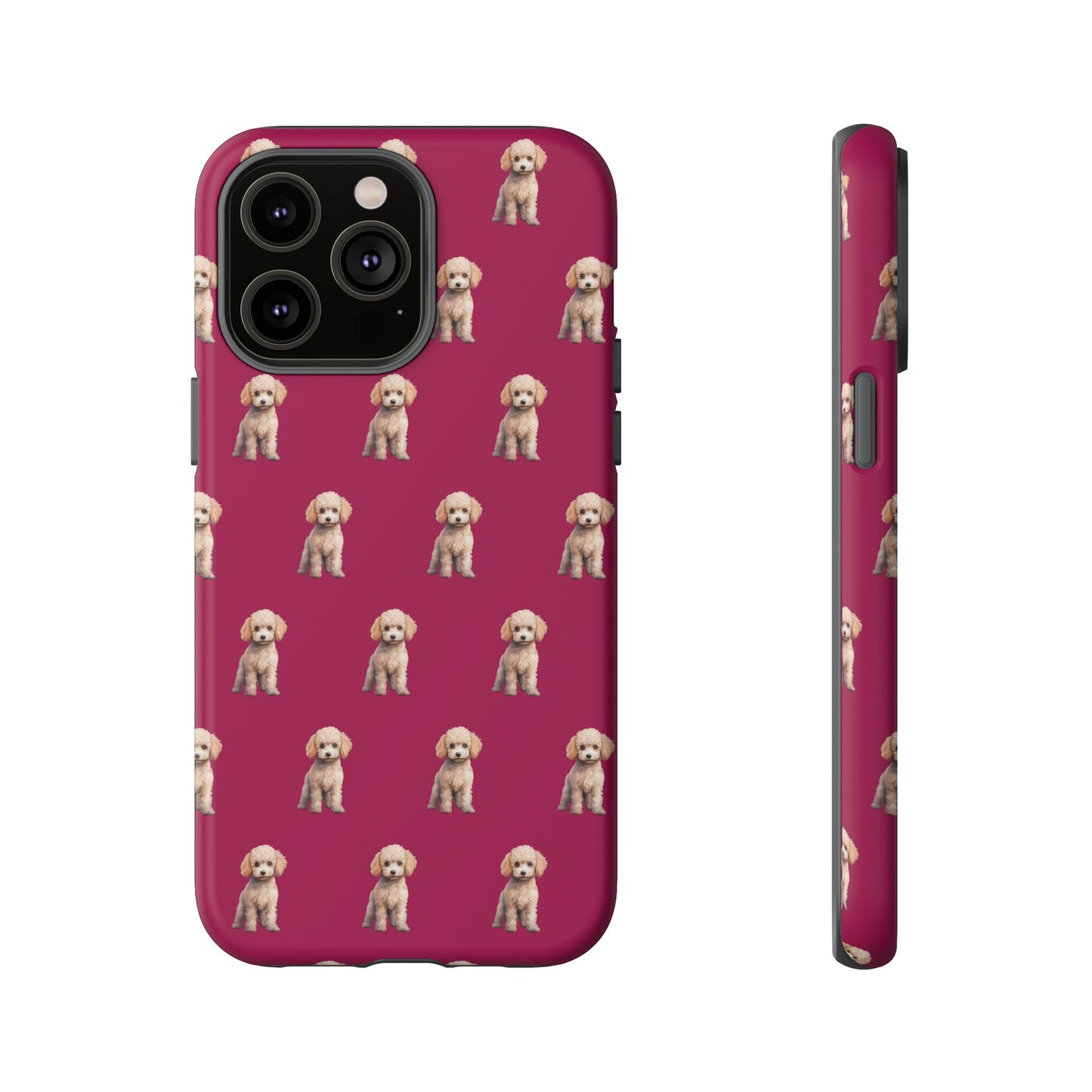 Poodle Phone Case Berry