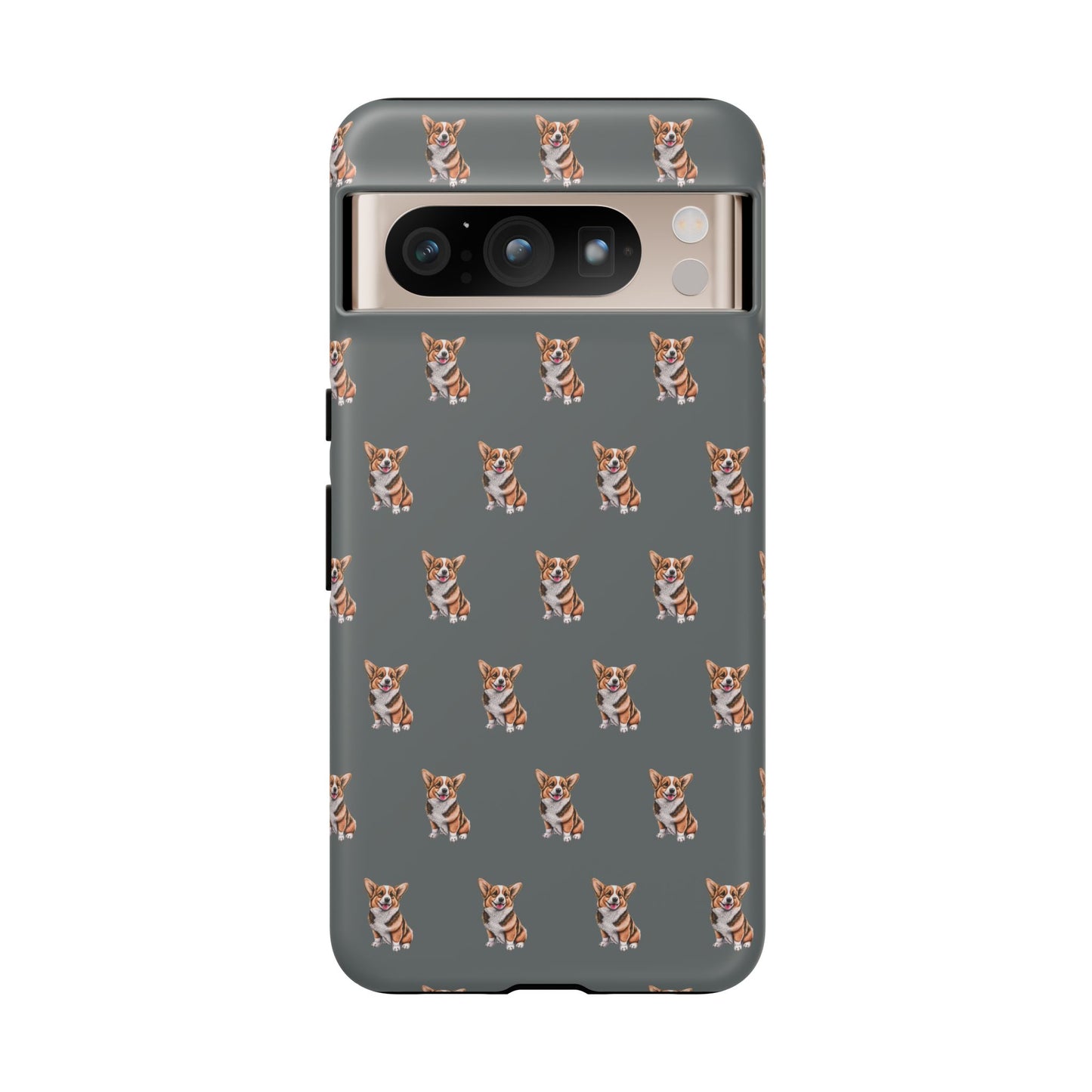 Corgi Phone Case Gray