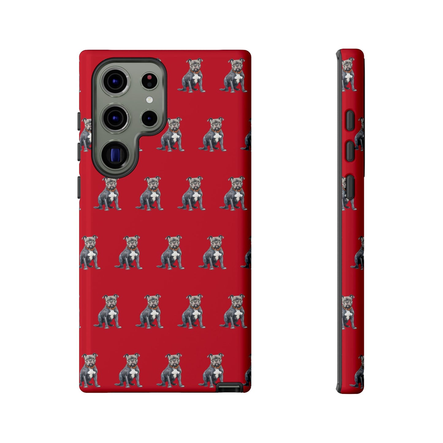 Pitbull Phone Case Red