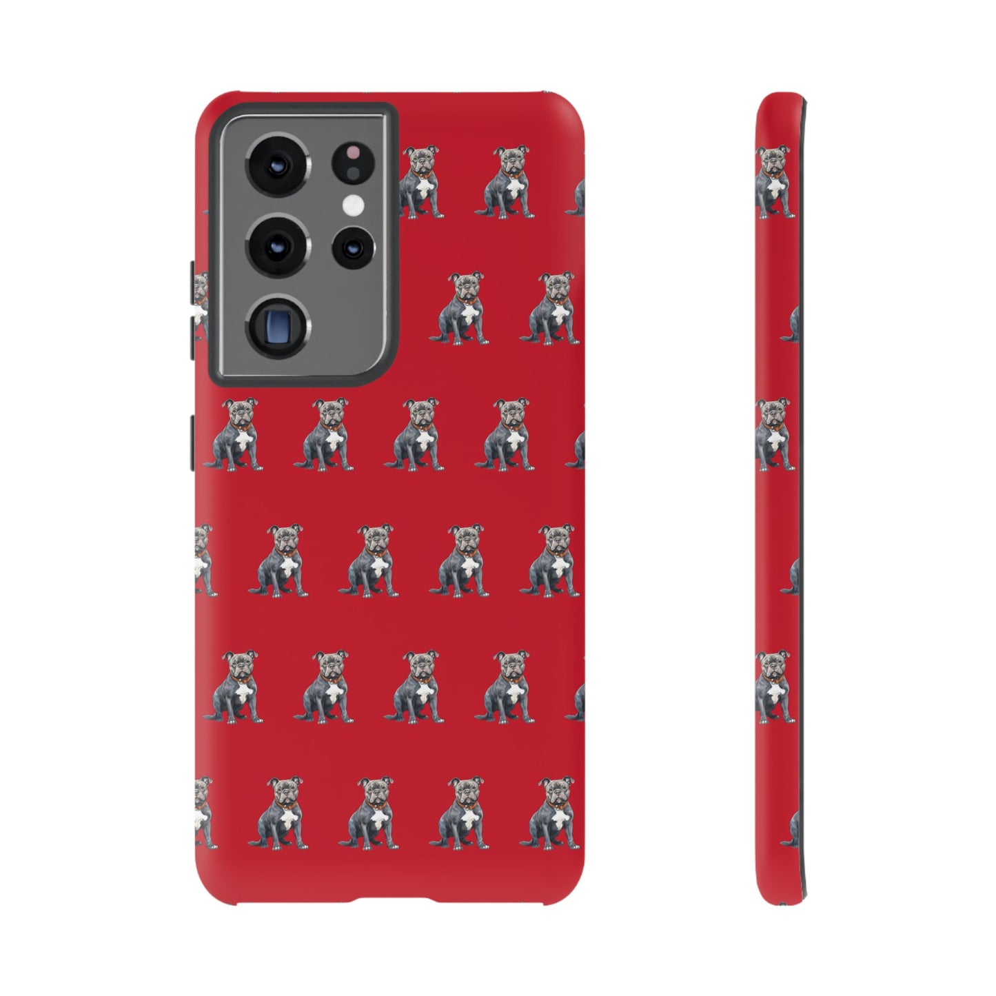 Pitbull Phone Case Red