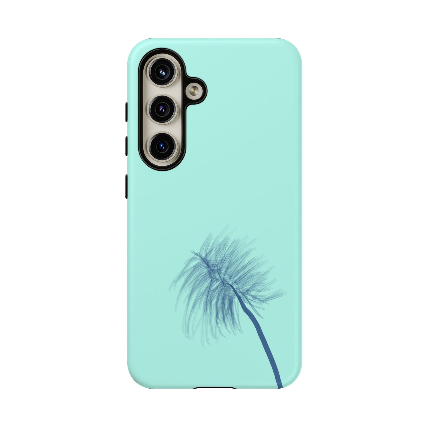 Dandelion Blowball Phone Case Aqua