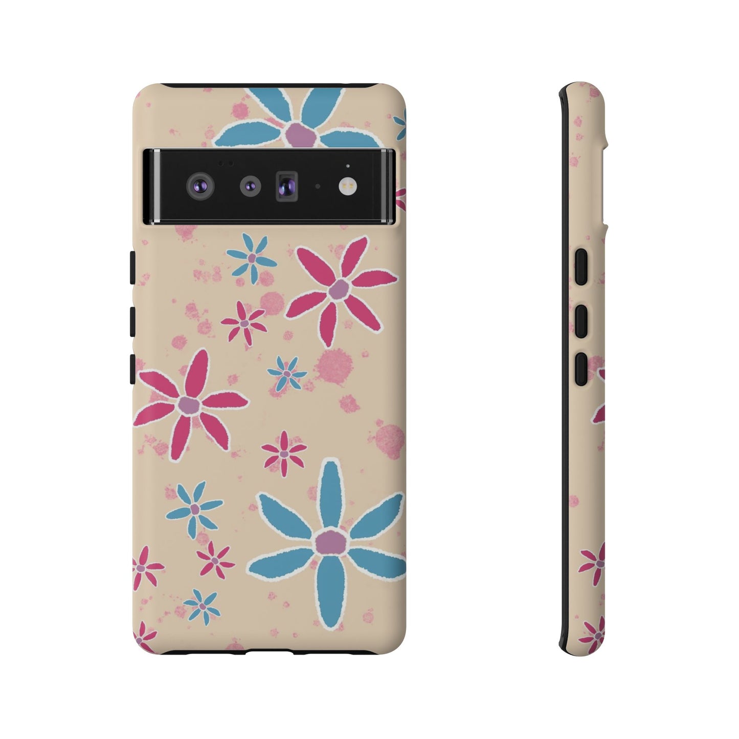 Flower Phone Case Cream