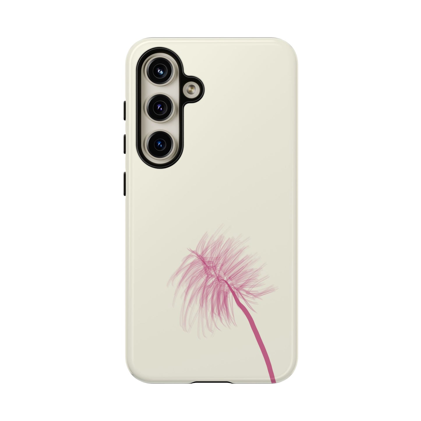 Dandelion Blowball Phone Case Cream