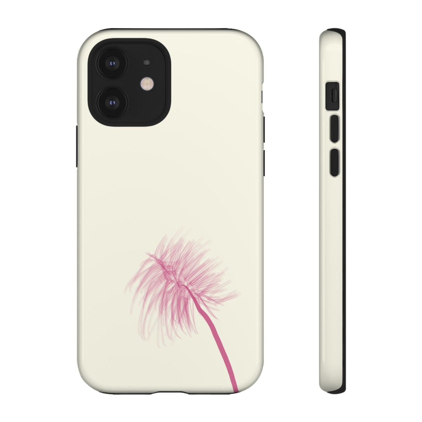 Dandelion Blowball Phone Case Cream