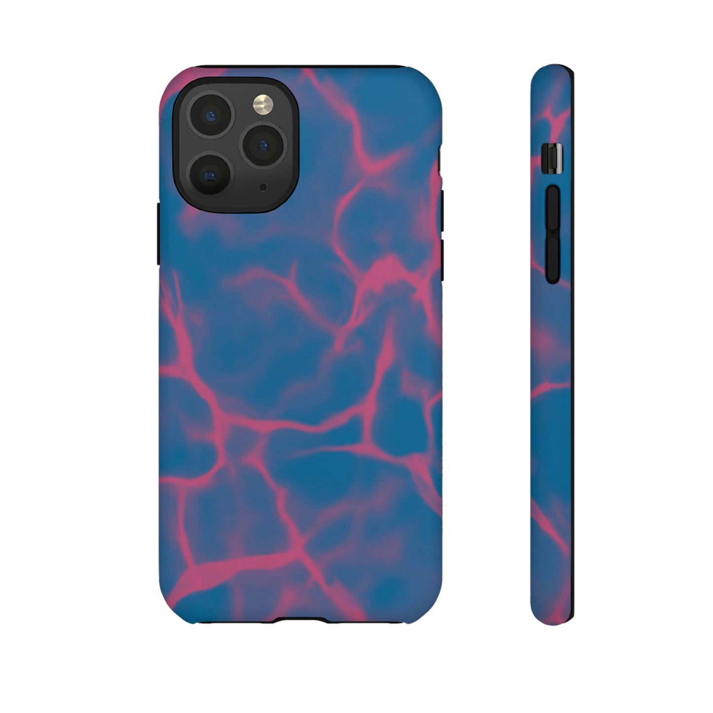 Marble Phone Case Blue Pink