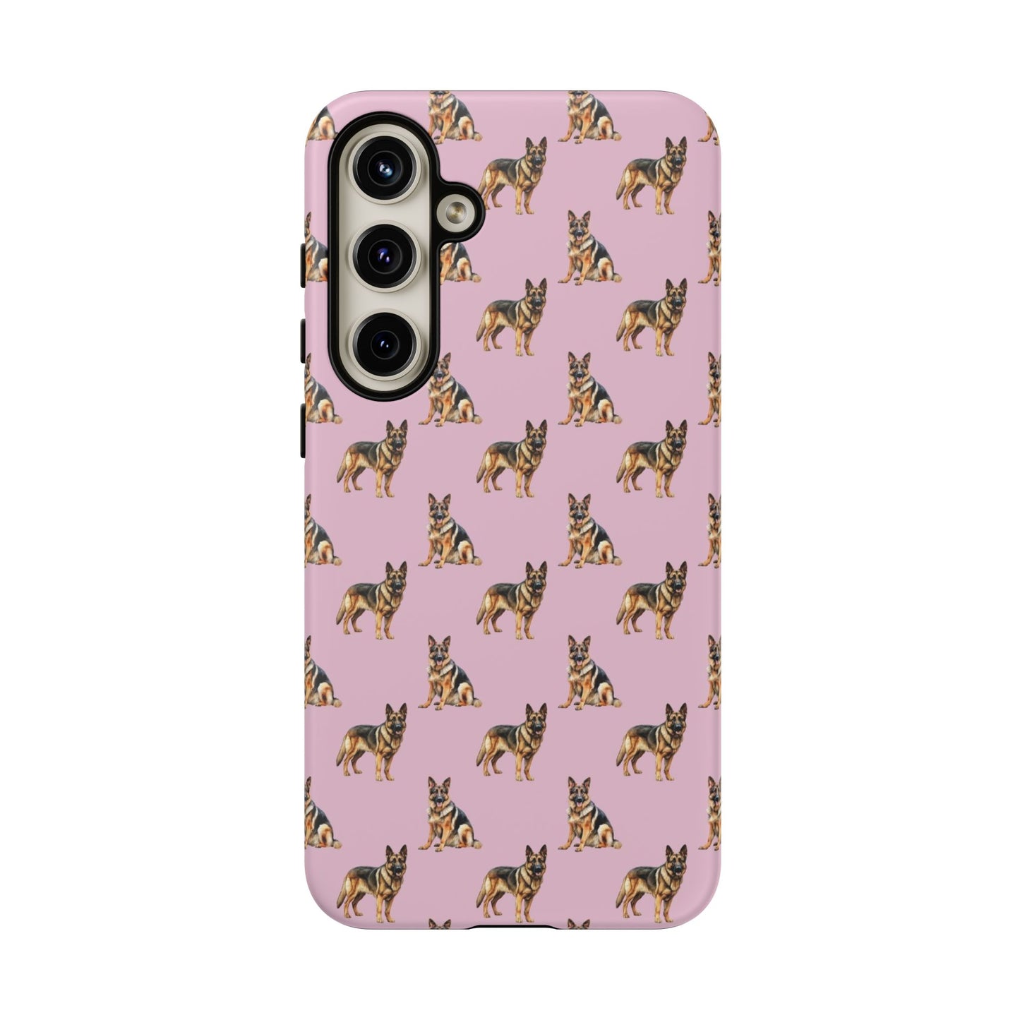 German Shepherd Phone Case Pink