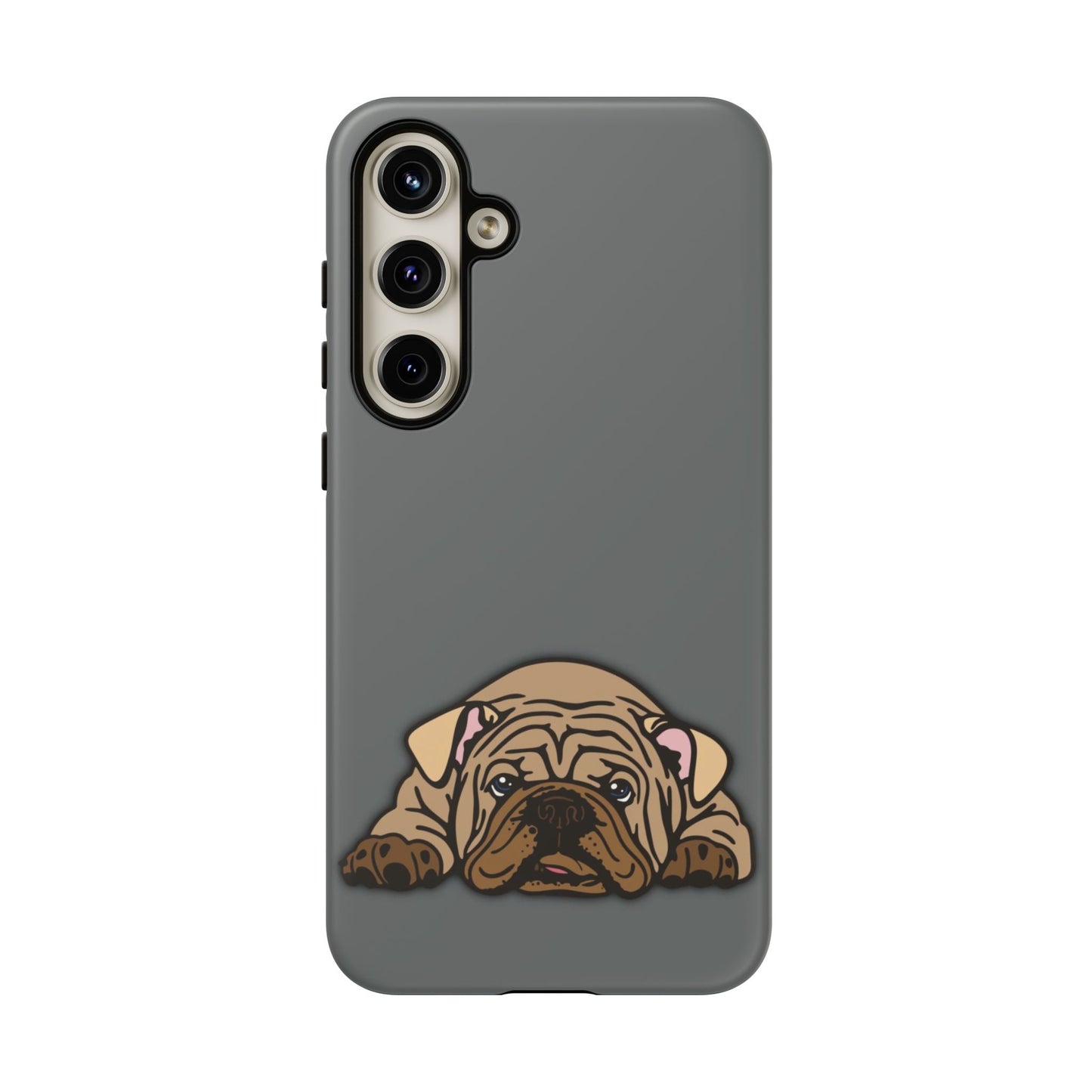 Bulldog Phone Case Gray