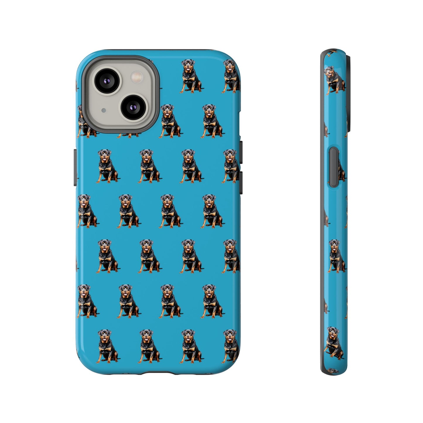 Rottweiler Phone Case Turquoise