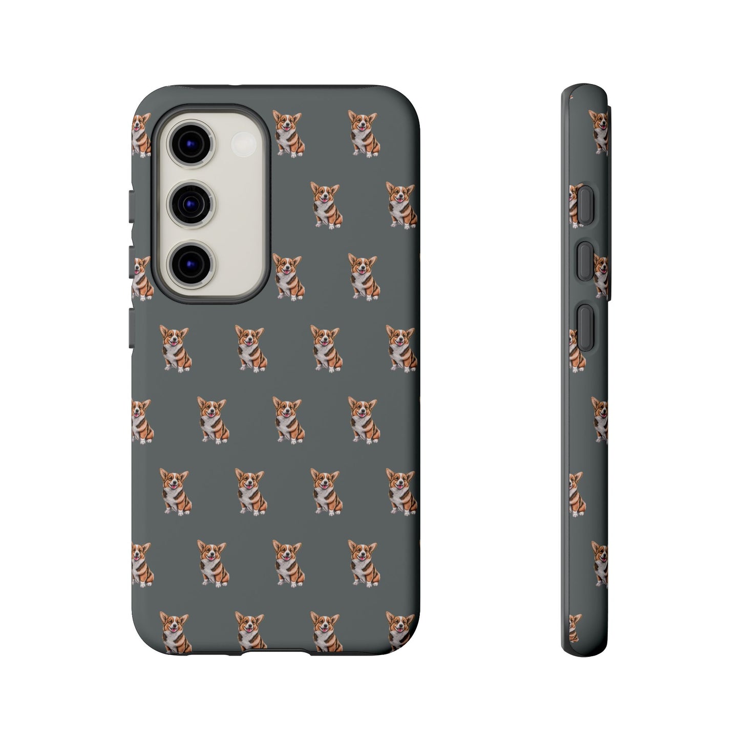 Corgi Phone Case Gray