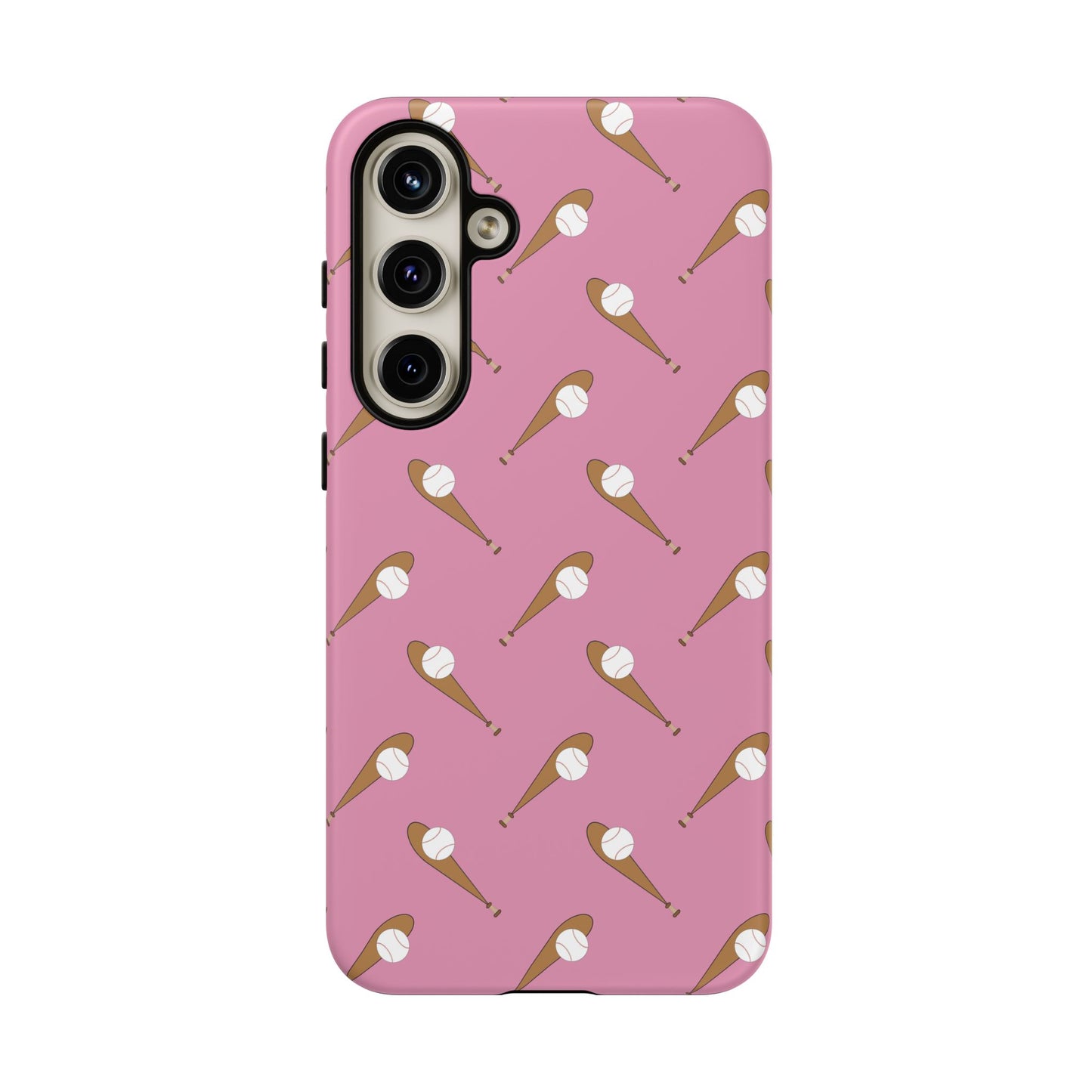 Baseball Phone Case Pink