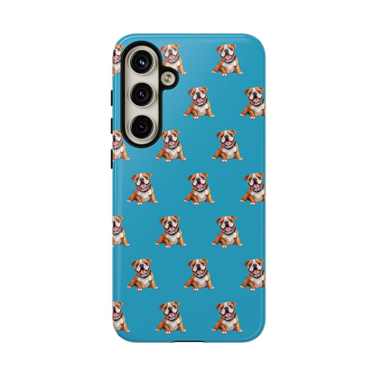 Bulldog Phone Case Turquoise