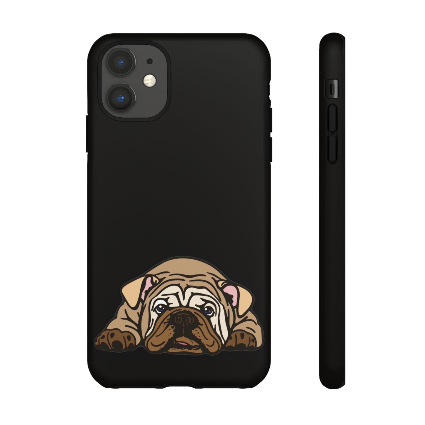 Bulldog Phone Case Black