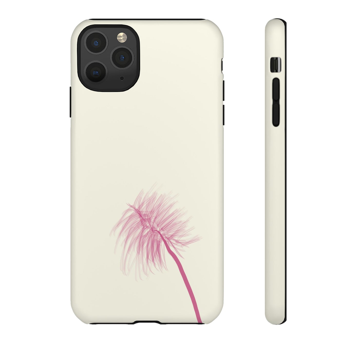 Dandelion Blowball Phone Case Cream