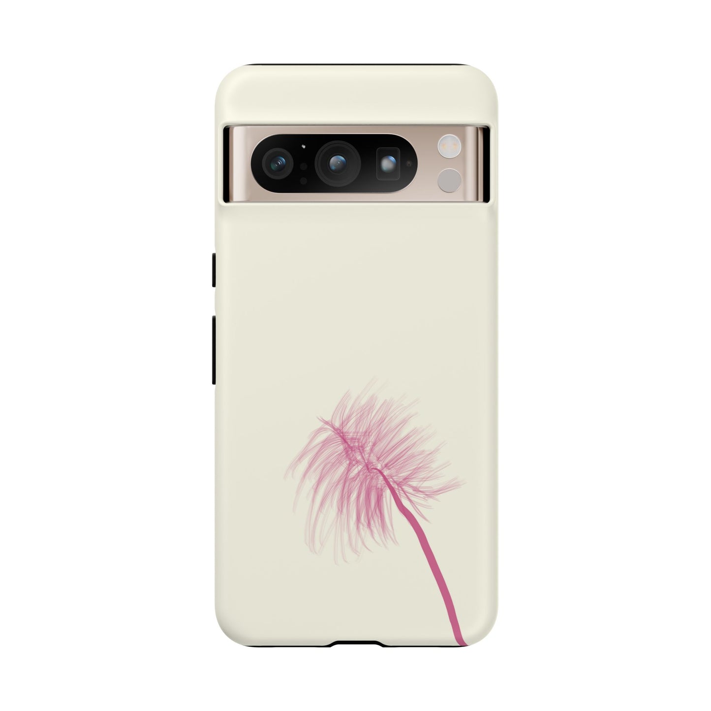 Dandelion Blowball Phone Case Cream