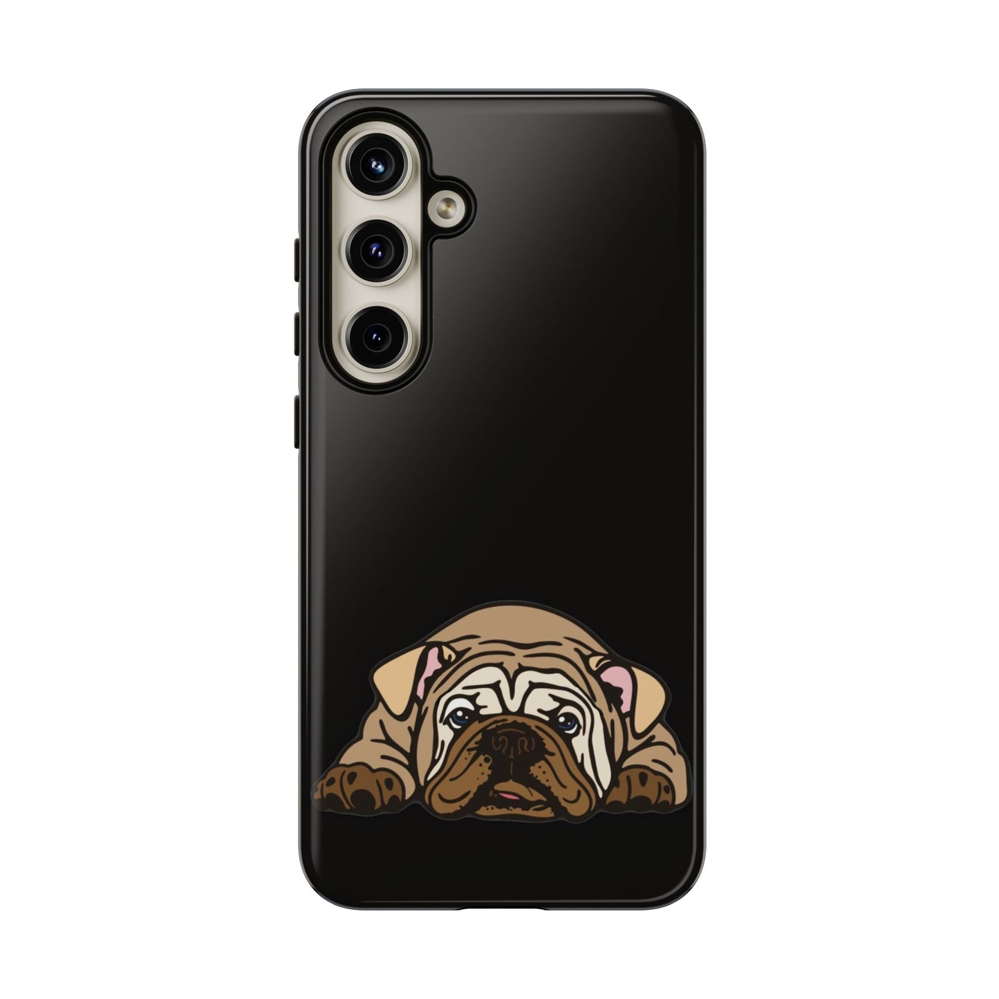 Bulldog Phone Case Black