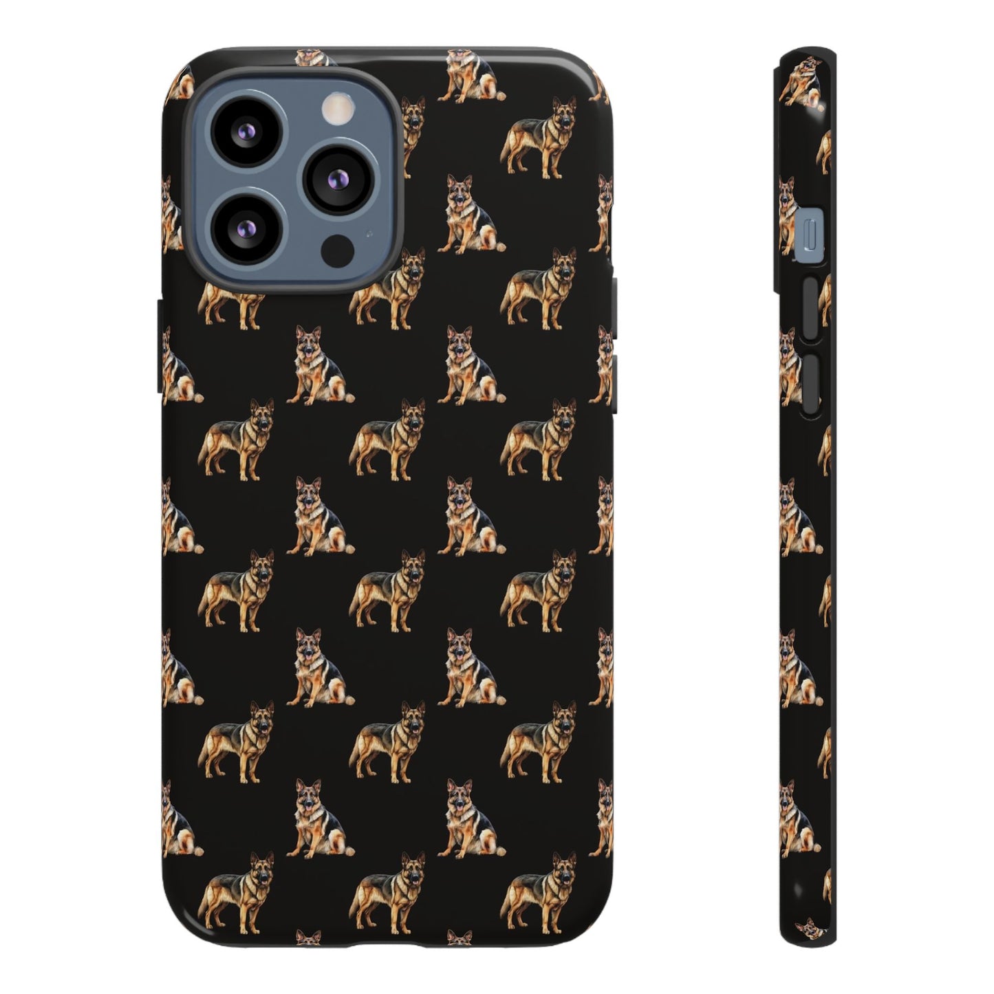 German Shepherd Phone Case Black