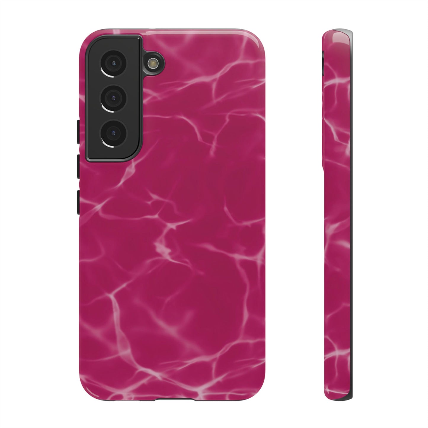 Marble Print Phone Case Berry