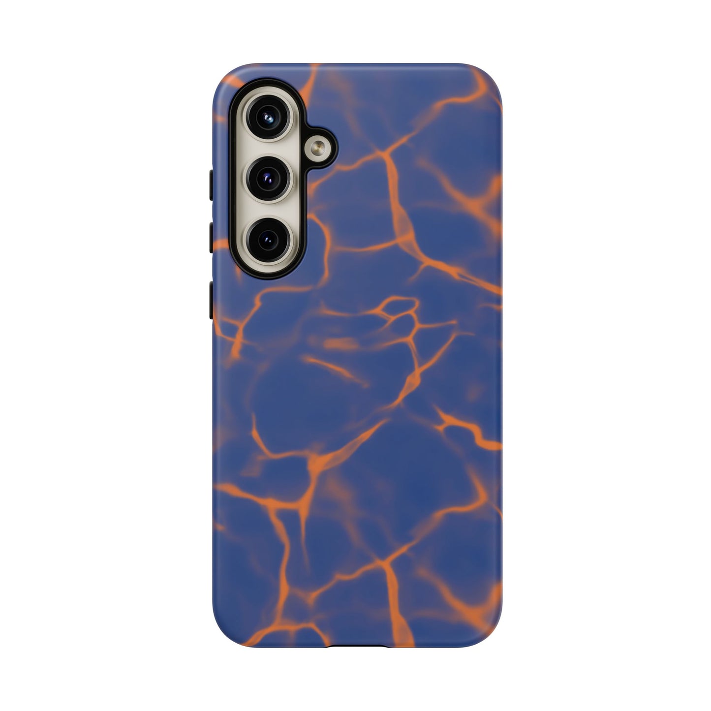 Marble Phone Case Blue Orange