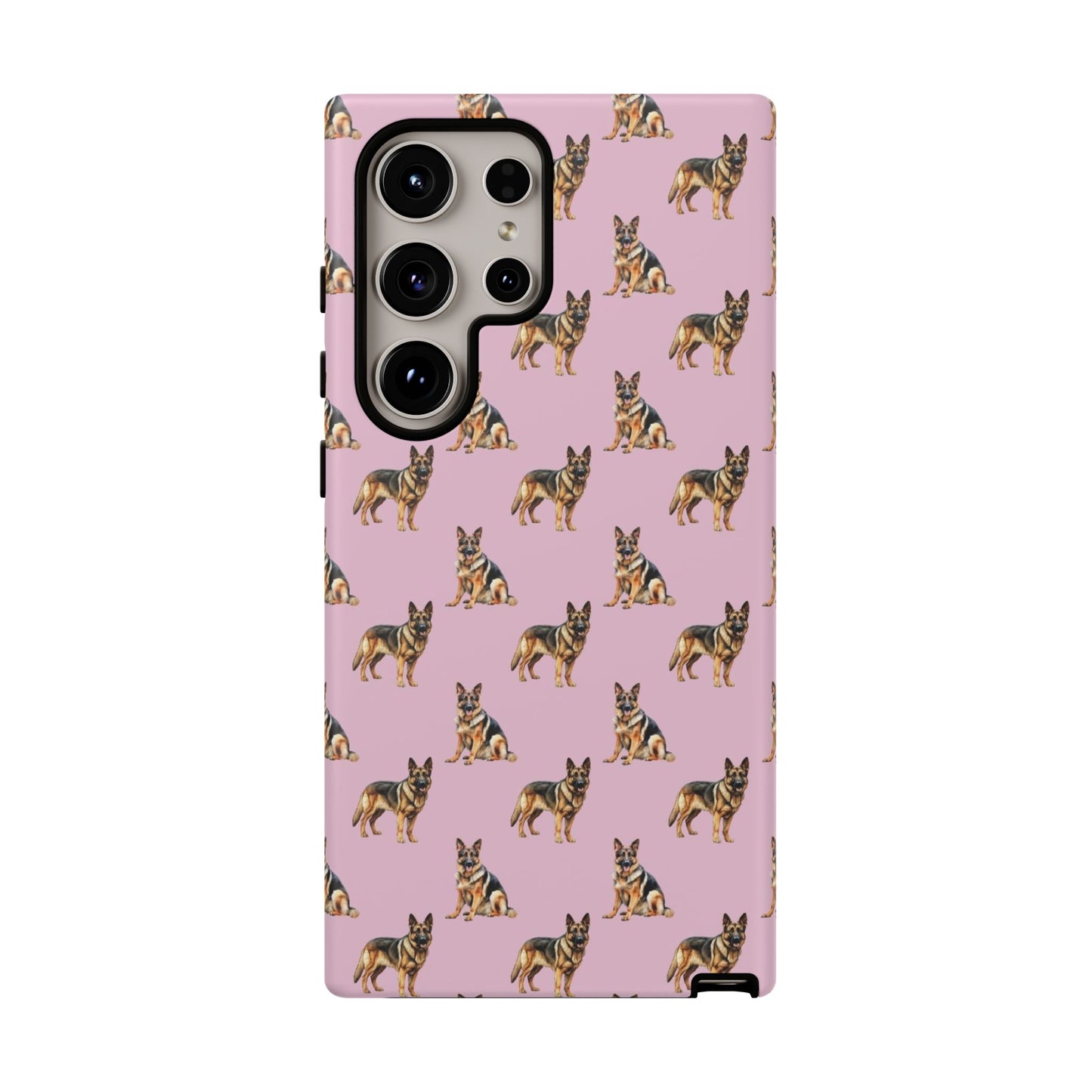 German Shepherd Phone Case Pink