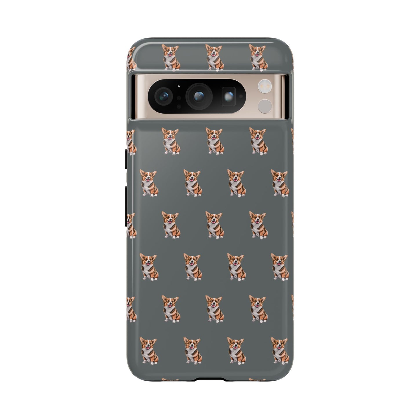 Corgi Phone Case Gray