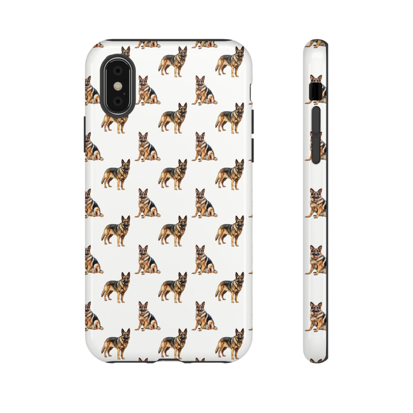 German Shepherd Phone Case White