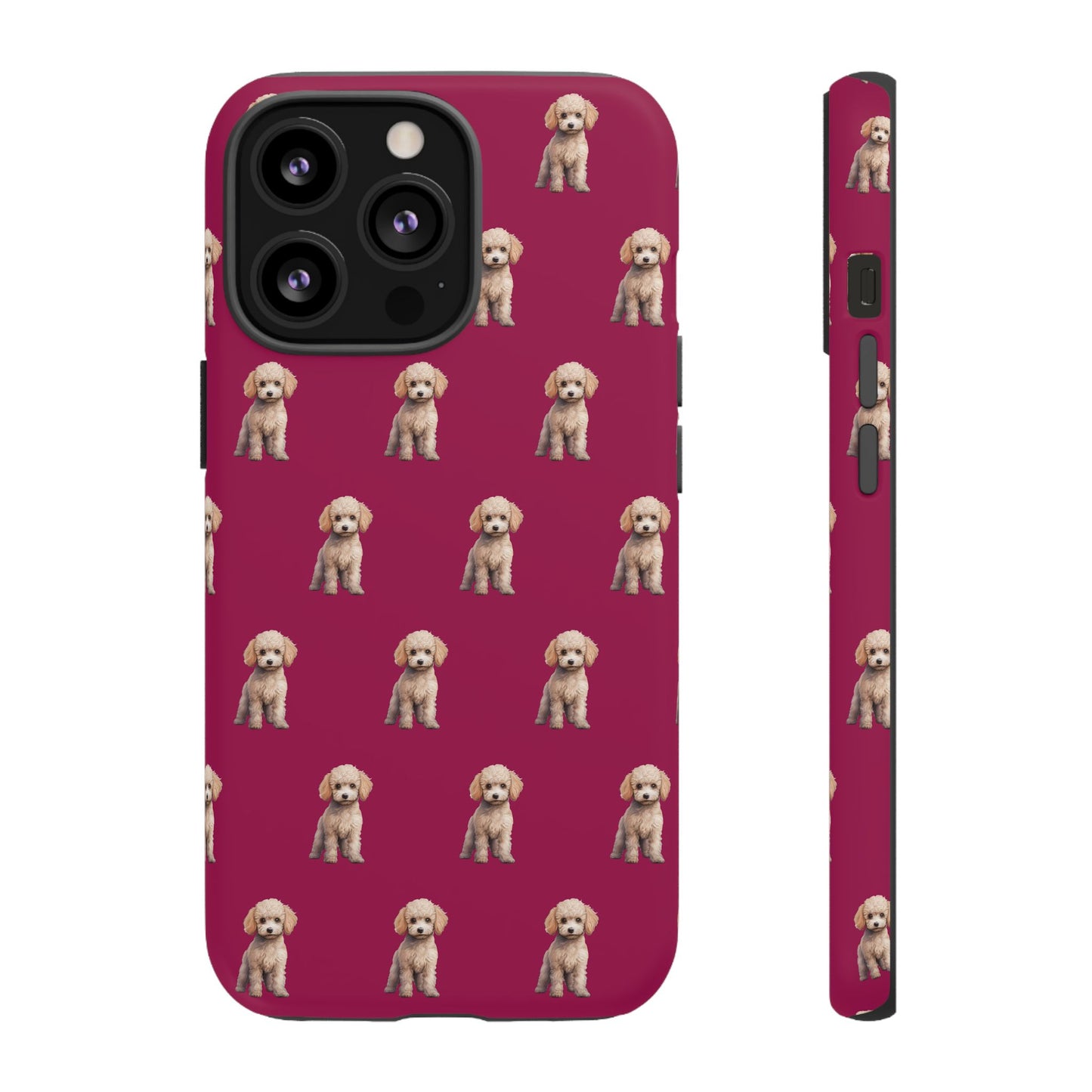 Poodle Phone Case Berry