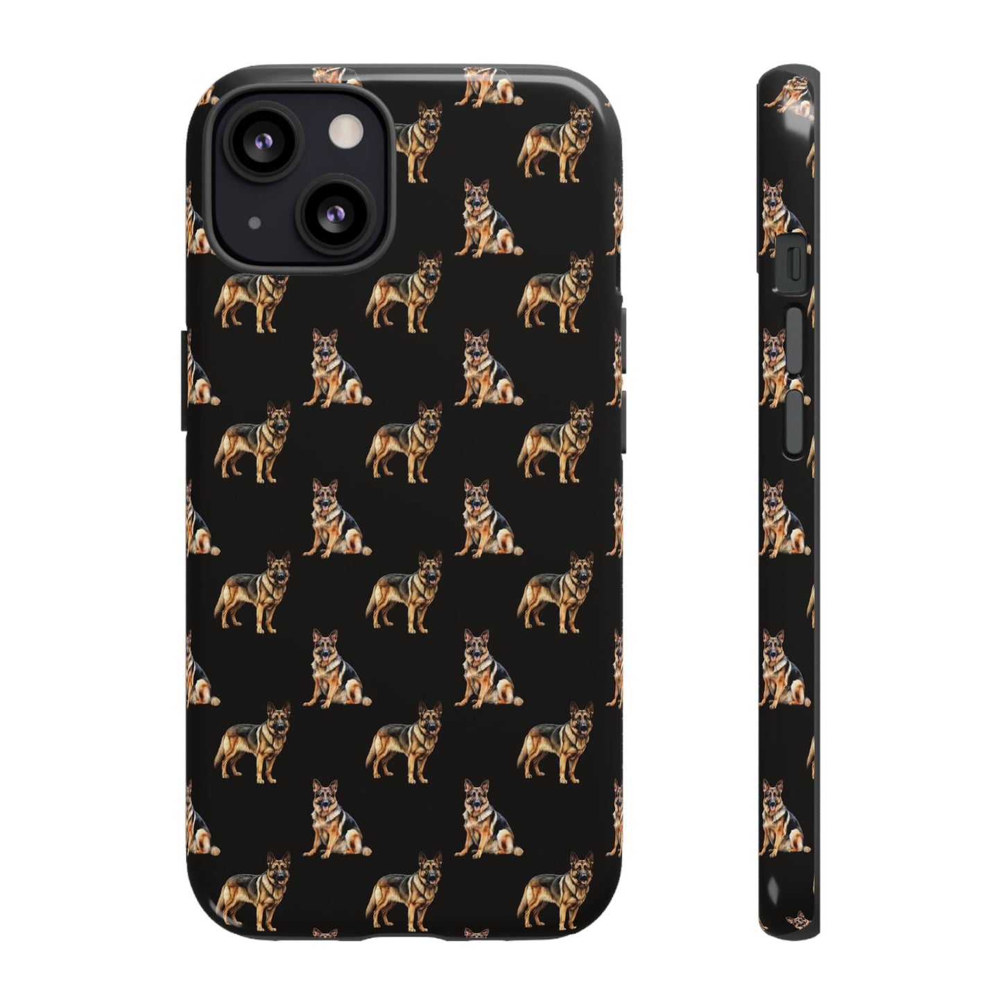 German Shepherd Phone Case Black