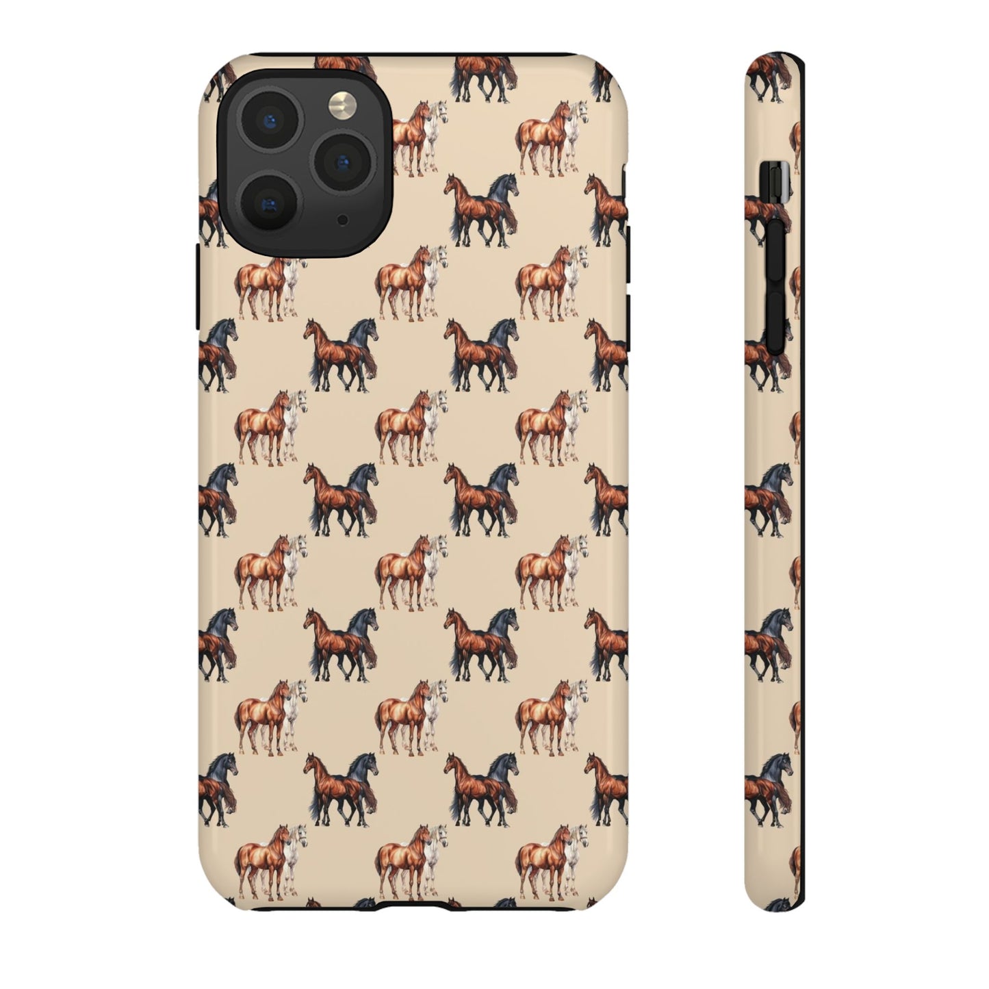 Horse Phone Case Cream