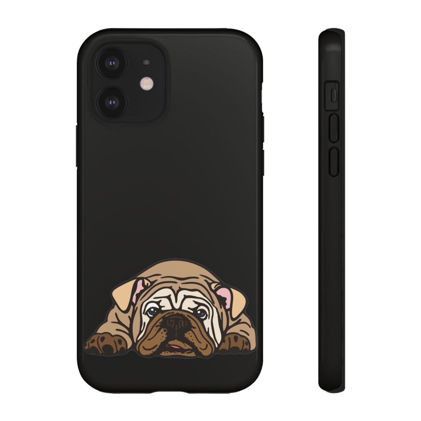 Bulldog Phone Case Black