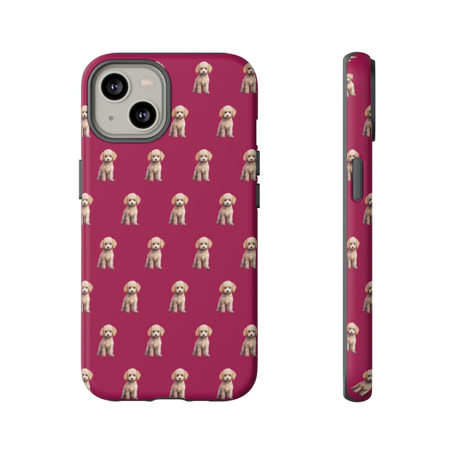 Poodle Phone Case Berry