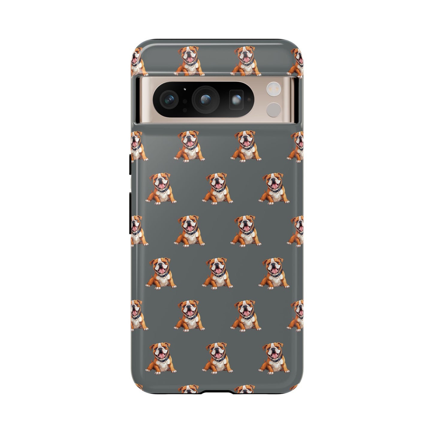 Bulldog Phone Case Gray