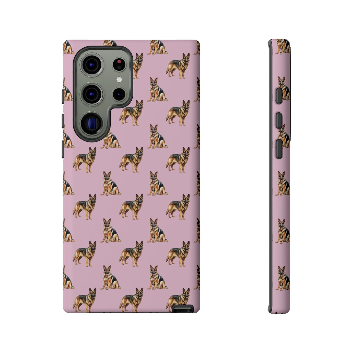 German Shepherd Phone Case Pink