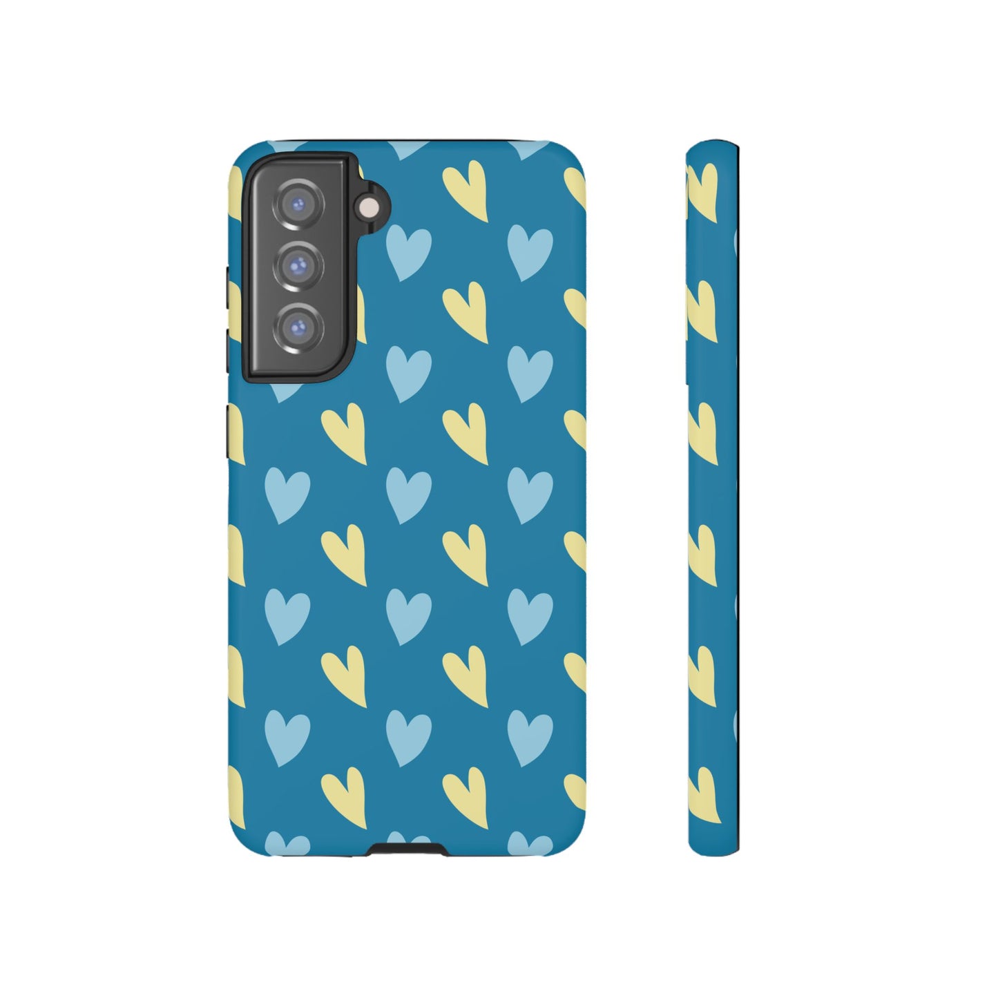 Heart Phone Case Blue