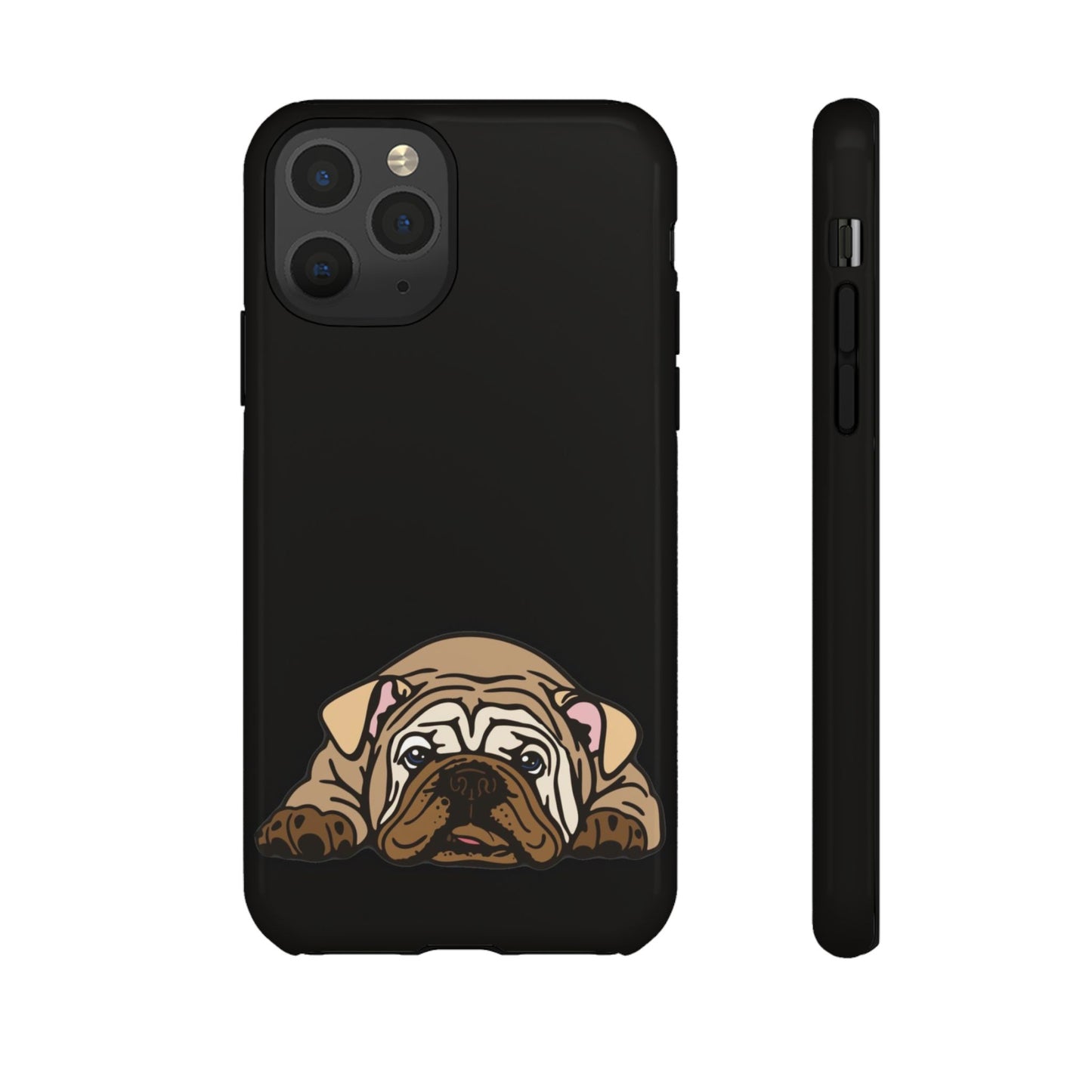 Bulldog Phone Case Black