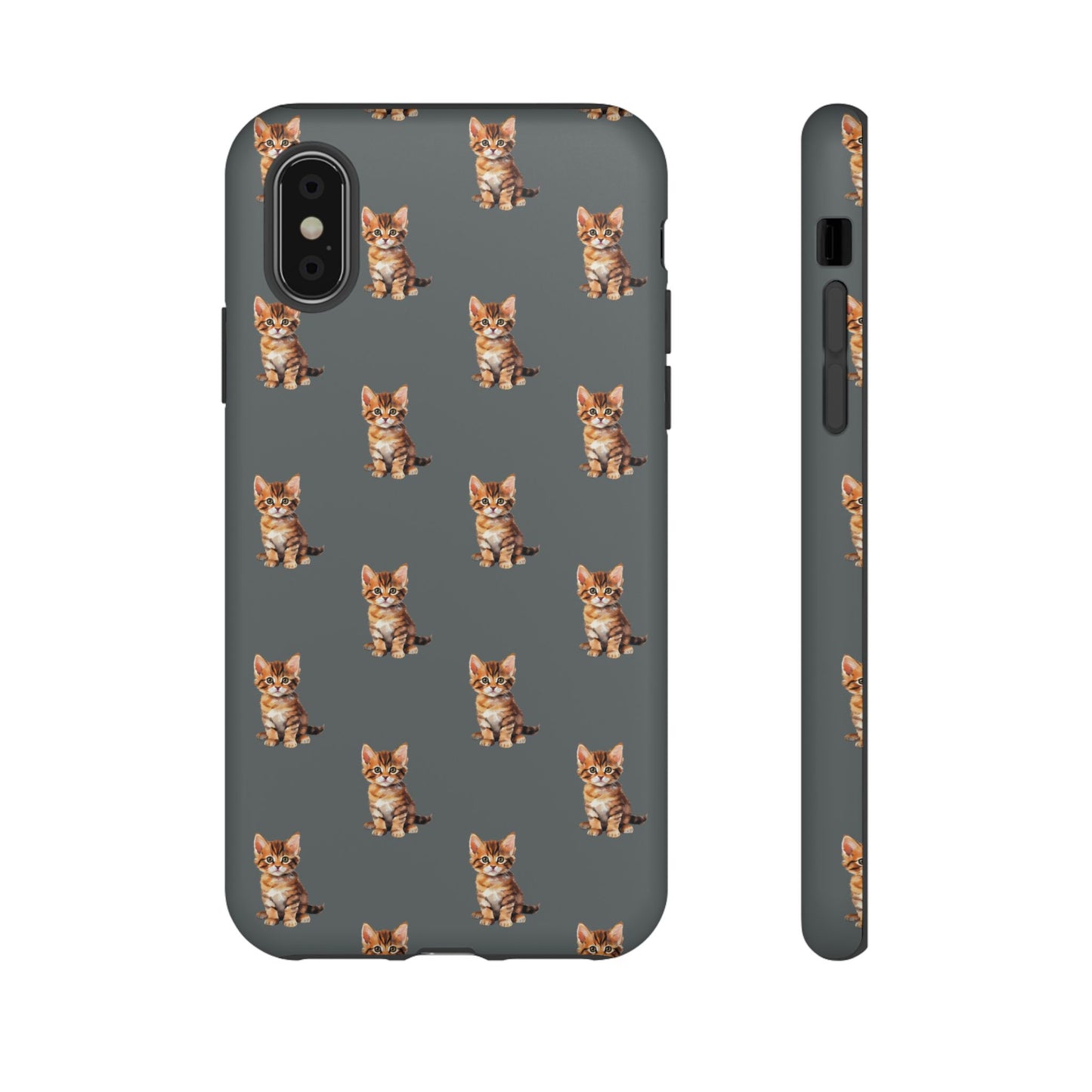 Cat Phone Case Gray