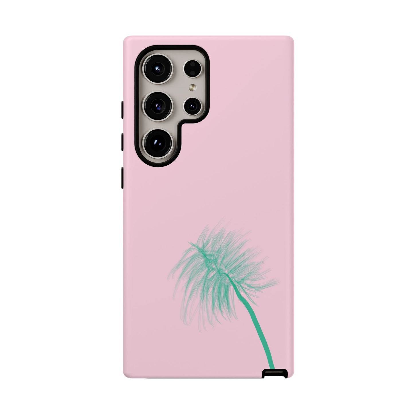 Dandelion Blowball Phone Case Pink