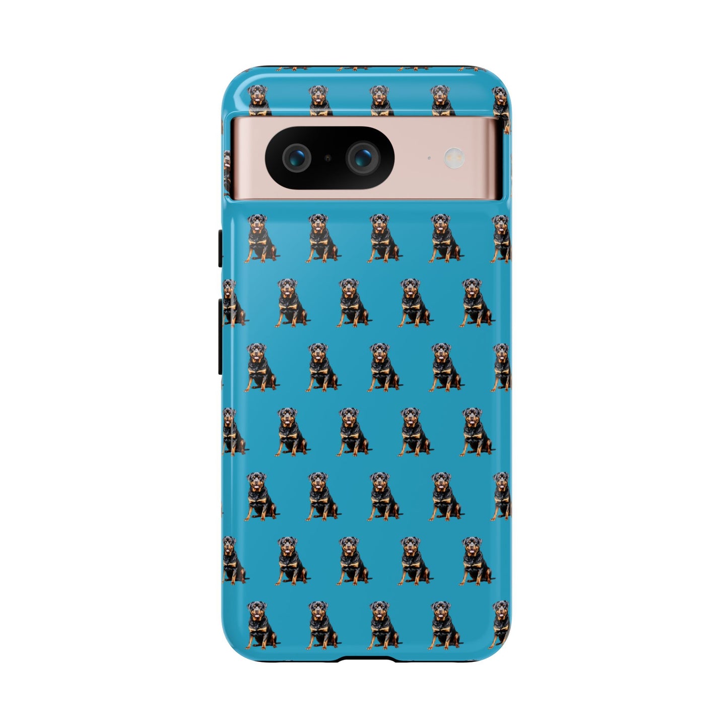 Rottweiler Phone Case Turquoise