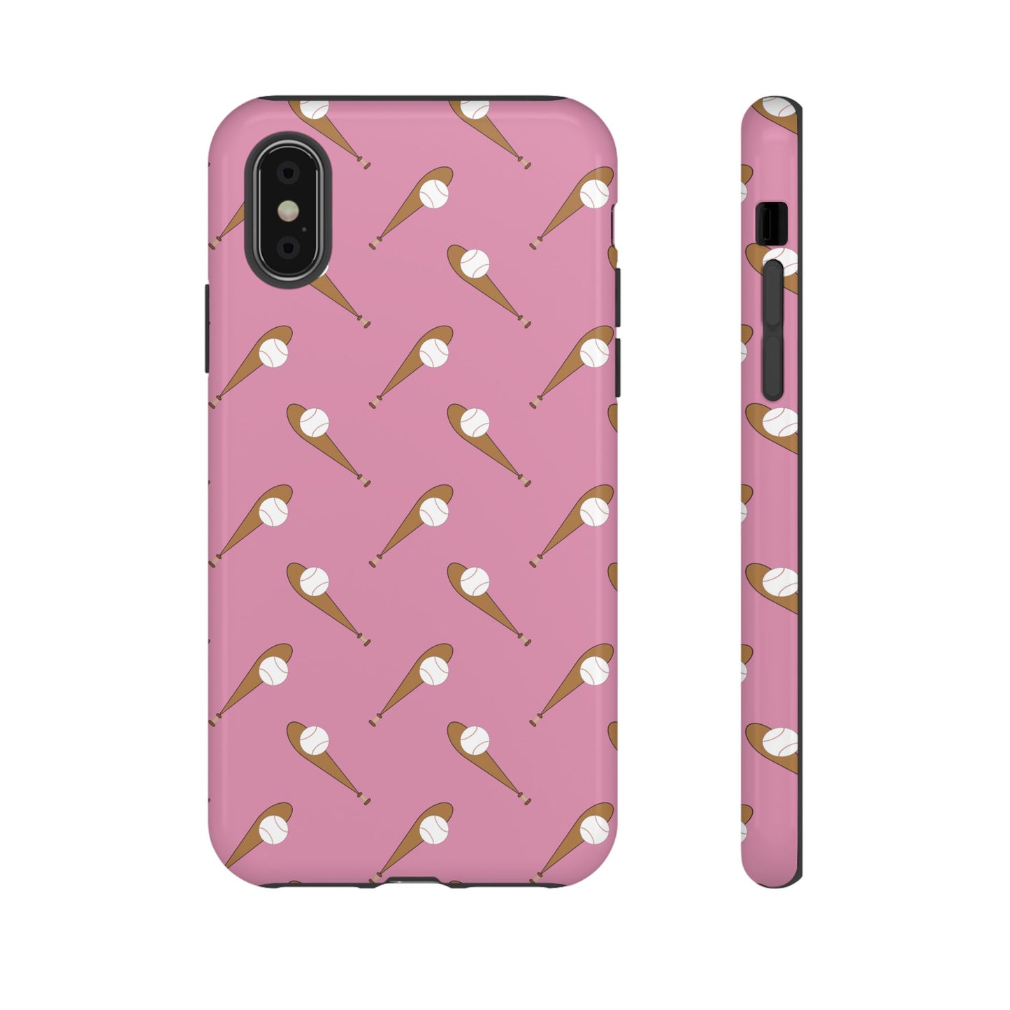 Baseball Phone Case Pink