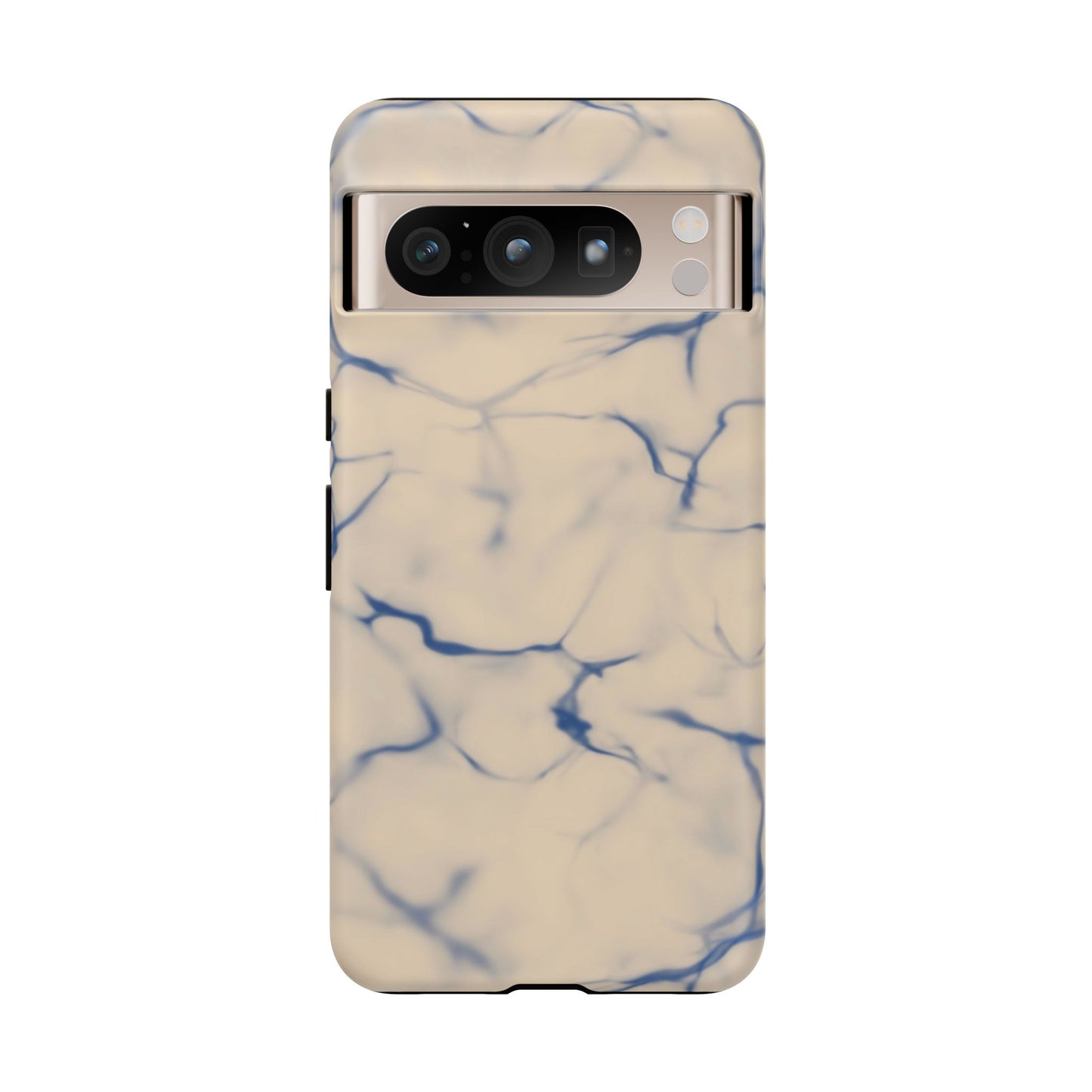 Marble Phone Case Cream Blue