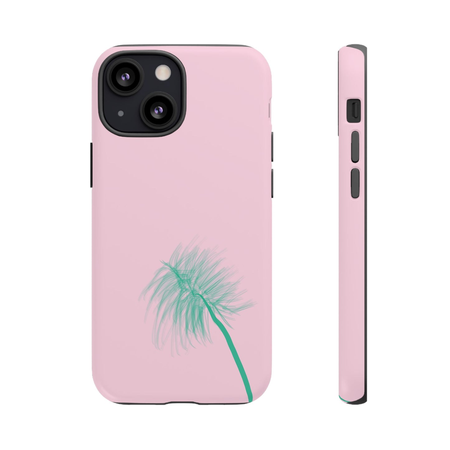 Dandelion Blowball Phone Case Pink