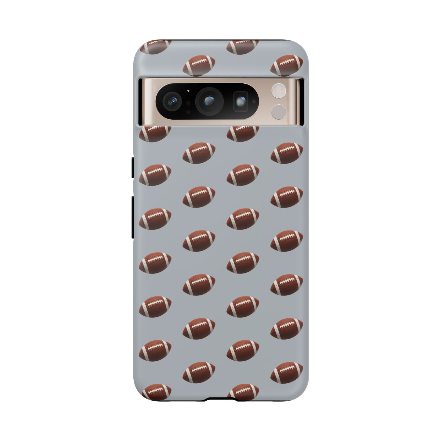 Football Phone Case Silver