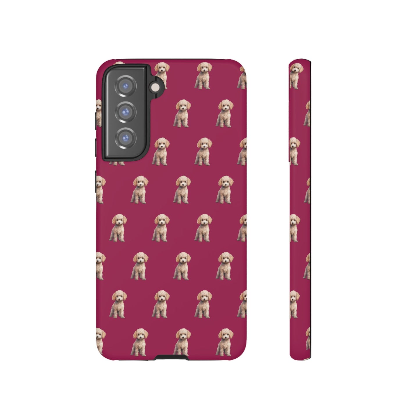 Poodle Phone Case Berry