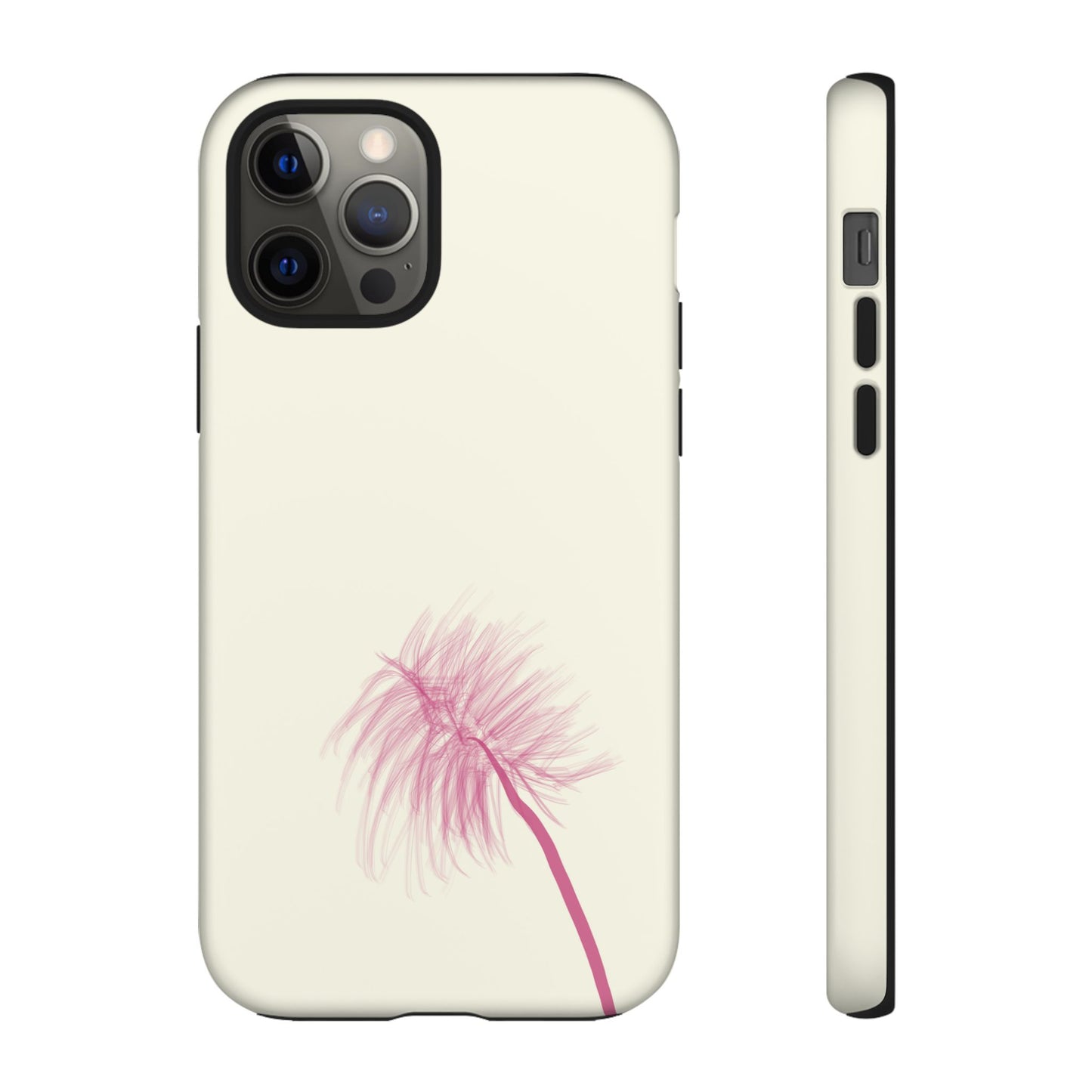 Dandelion Blowball Phone Case Cream