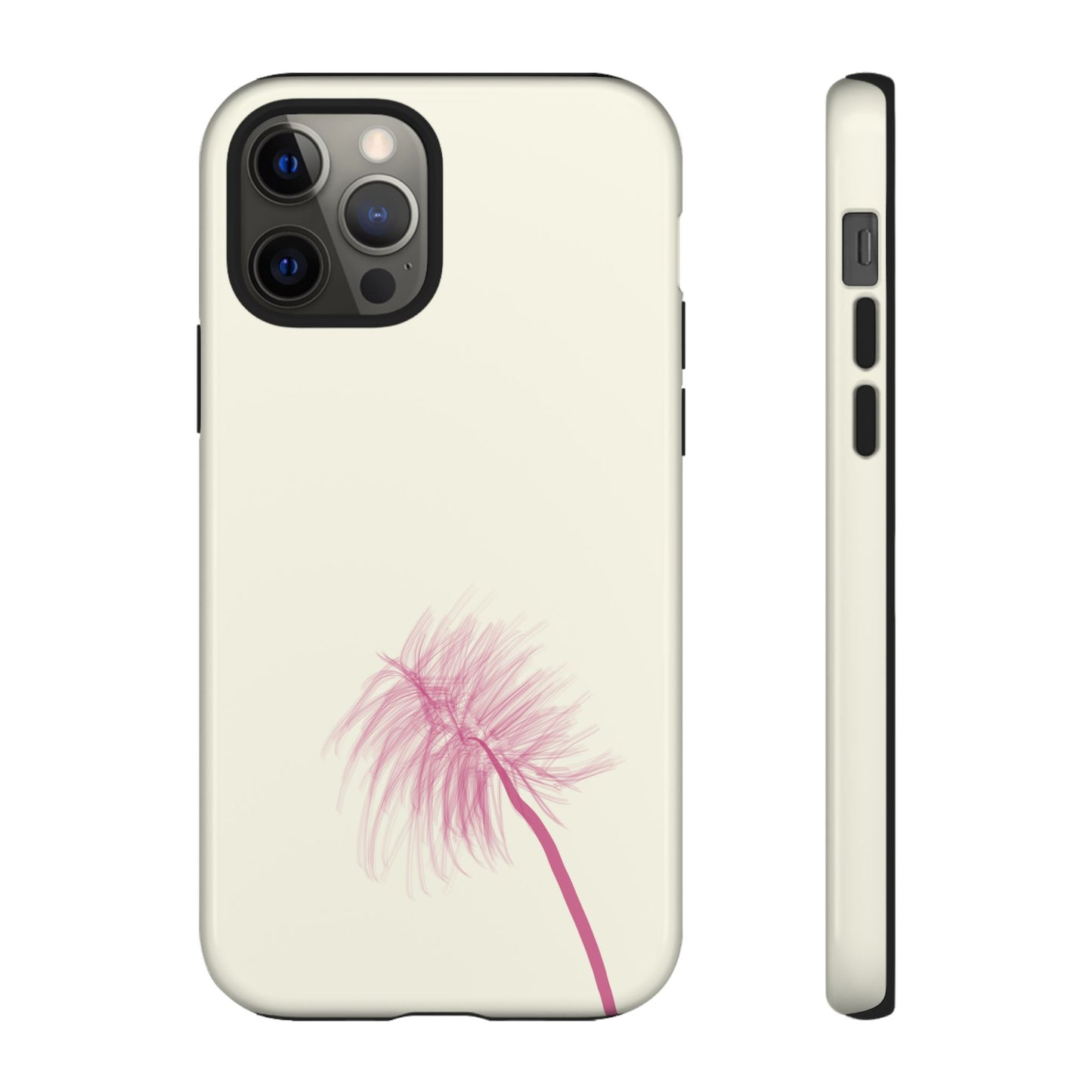 Dandelion Blowball Phone Case Cream